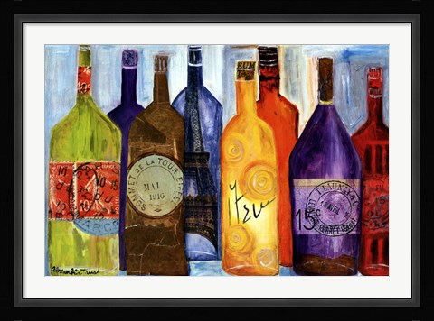 Framed Vive La Bourgogne Print