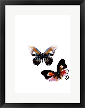 Framed Butterflies Dance VI Print