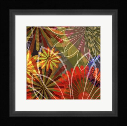 Framed Fluoresce IV Print