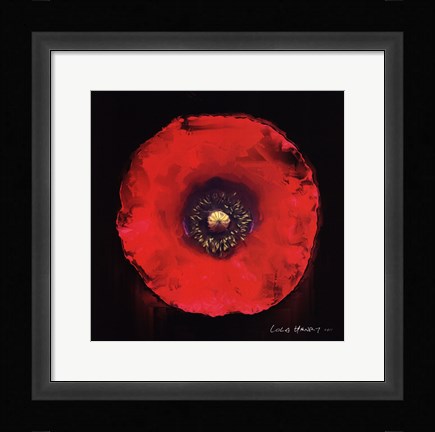 Framed Vibrant Flower VII Print