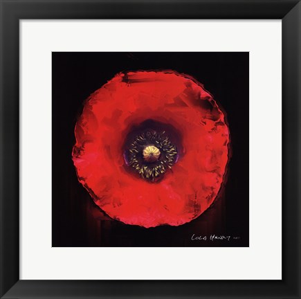 Framed Vibrant Flower VII Print