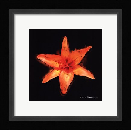 Framed Vibrant Flower VI Print