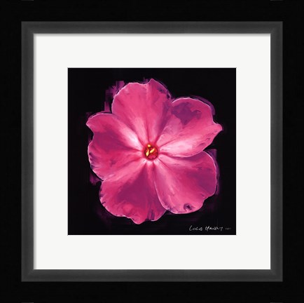 Framed Vibrant Flower III Print