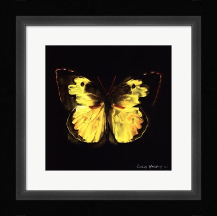 Framed Techno Butterfly I Print