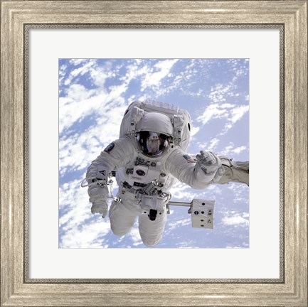Framed Michael Gernhardt in Space During STS-69 in 1995 Print