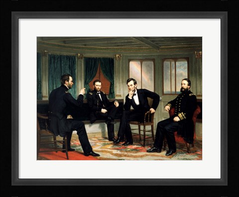 Framed Peacemakers 1868 Print