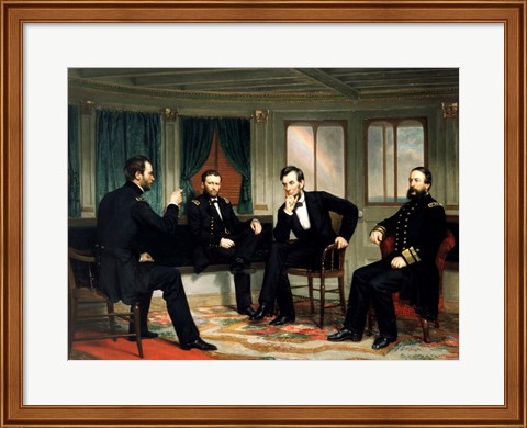 Framed Peacemakers 1868 Print