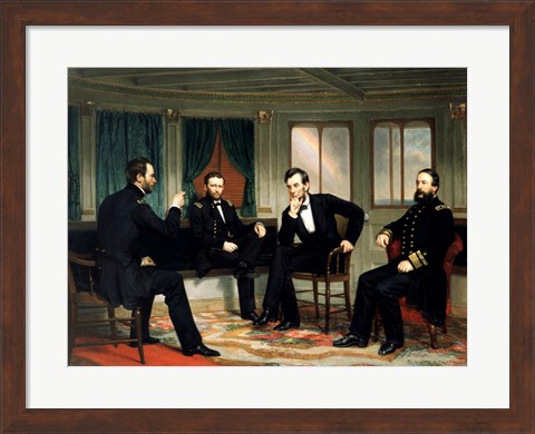 Framed Peacemakers 1868 Print