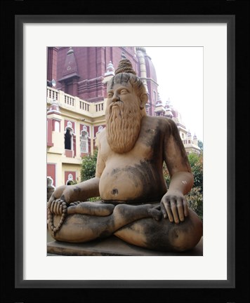 Framed Yogi Sculpture Print