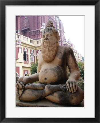 Framed Yogi Sculpture Print