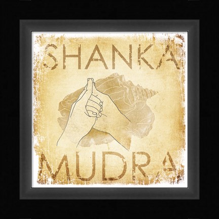 Framed Shanka Mudra (Conch) Print