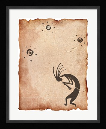 Framed Kokopelli Print