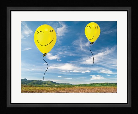 Framed Smile Valley Print