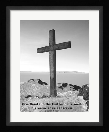 Framed Mercy Endures Forever Print