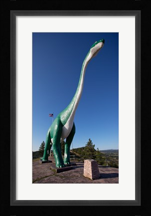 Framed Brachiosaurus  Sculpture Print