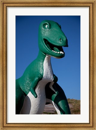 Framed T-Rex Sculpture Print