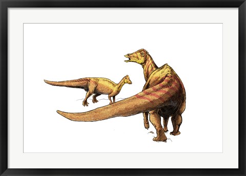 Framed Nipponosaurus Print