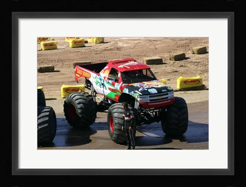 Framed Bad News Monster Truck Print