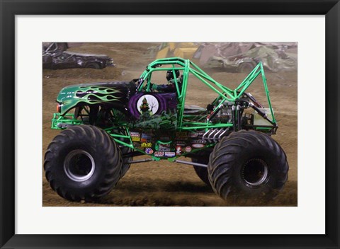 Framed Grave Digger Monster Truck Print