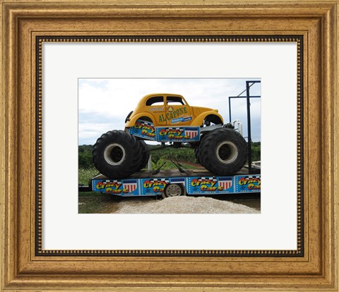 Framed Monster Truck Beetle Print