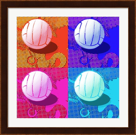 Framed Volleyball Pop Print