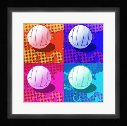 Framed Volleyball Pop Print