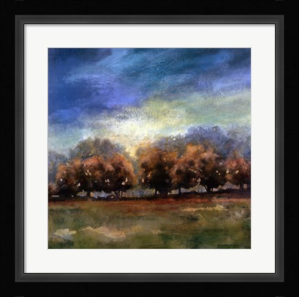 Framed CLEARING SKY I Print