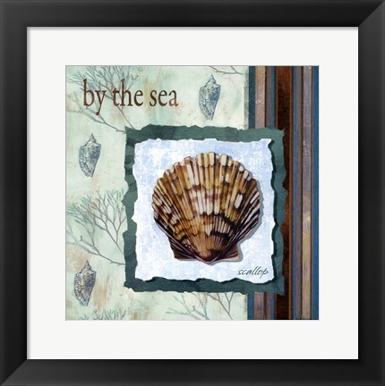 Framed BY THE SEA Print