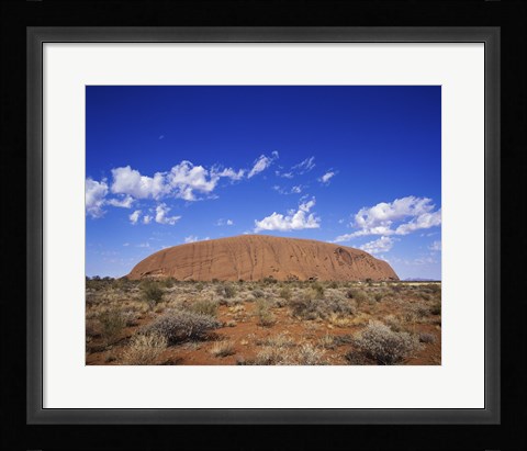 Framed Rock formation, Ayers Rock, Uluru-Kata Tjuta National Park, Australia Print