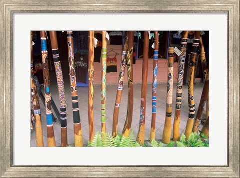 Framed Didgeridoos Australia Print