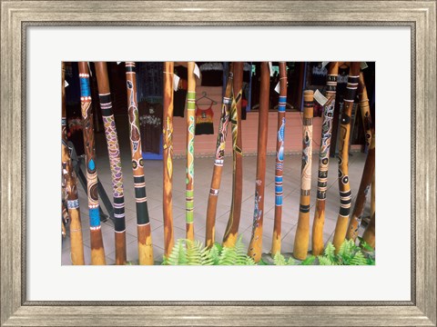 Framed Didgeridoos Australia Print