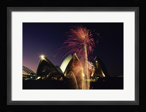 Framed Sydney Opera House Sydney Australia Print