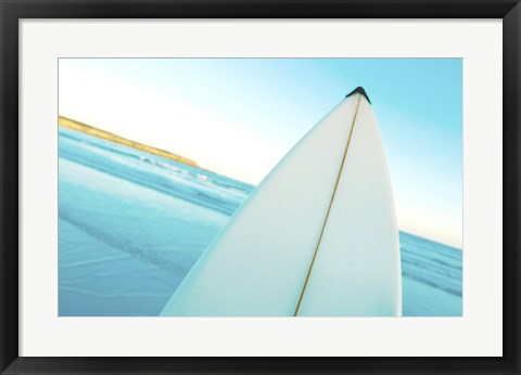 Framed Close-up of a surfboard, Fishery Bay, Australia Print