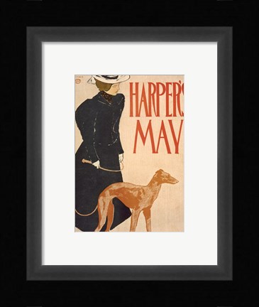 Framed Harper's May Print