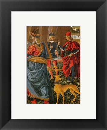Framed Saint Bernardino saves a dead man Pintoricchio Print