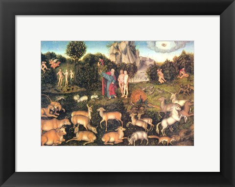 Framed Lucas Cranach Print