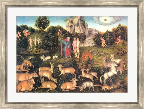 Framed Lucas Cranach Print