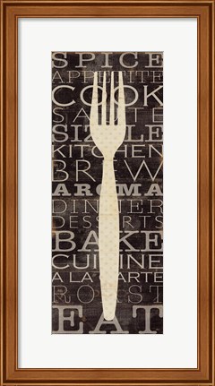 Framed Kitchen Words I Print