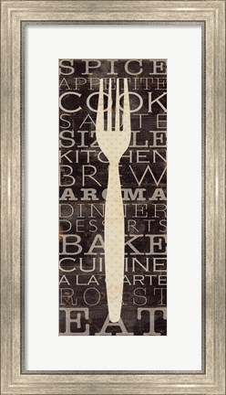 Framed Kitchen Words I Print