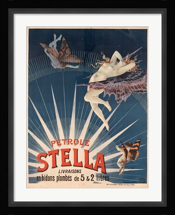 Framed Petrole Stella Print