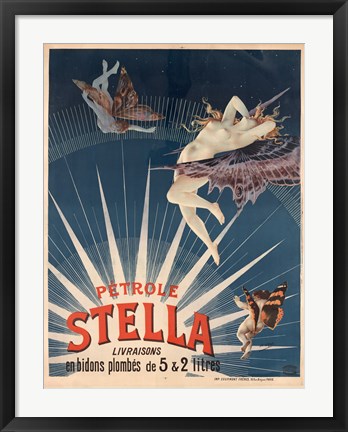 Framed Petrole Stella Print