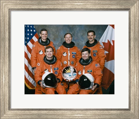 Framed Atlantis STS-74 Crew Print