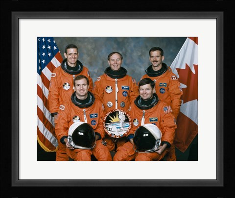 Framed Atlantis STS-74 Crew Print