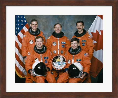 Framed Atlantis STS-74 Crew Print