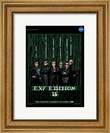 Framed Expedition 16 The Matrix Crew Poster Print