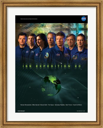 Framed Expedition 20 Crew Poster Print