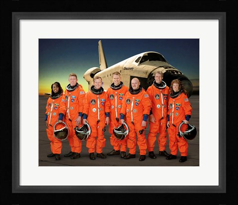 Framed STS 121 Crew Portrait Print