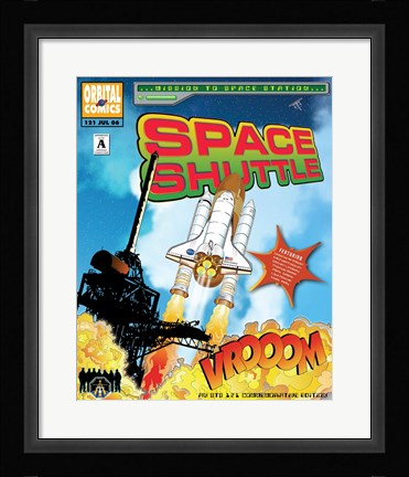 Framed STS 121 Mission Poster Print