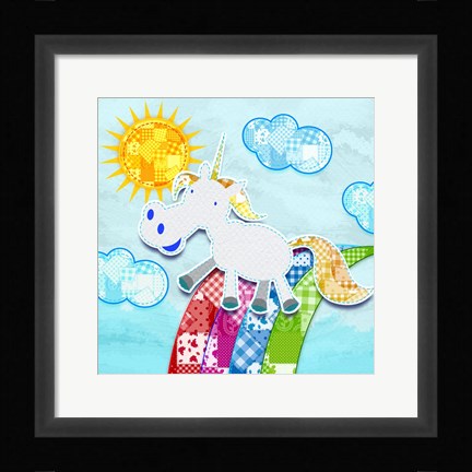 Framed Rainbow Rider Print