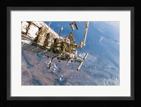 Framed ISS Panoramic View Day 5 Print